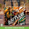 Florida AM Rattlers Basketball Tumbler Wrap PNG, FAMU Basketball Tumbler Template Sublimation, HBCU Teams 20oz Skinny Tumbler PNG