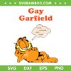 Gay Garfield SVG PNG, Mmm Lasagna And Cock SVG, Funny LGBT Garfield DXF SVG PNG EPS