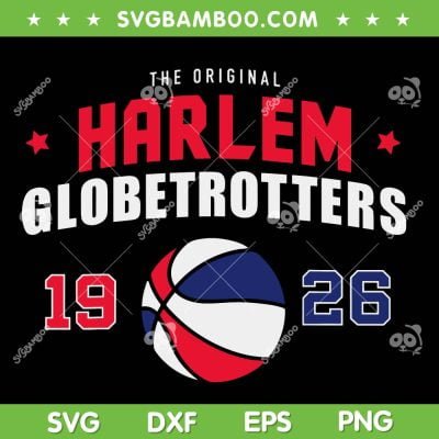 Harlem Globetrotters 1926 SVG PNG, Basketball Harlem Team SVG, Harlem Globetrotters Logo DXF SVG PNG EPS Harlem Globetrotters 1926 SVG PNG, Basketball Harlem Team SVG, Harlem Globetrotters Logo DXF SVG PNG EPS