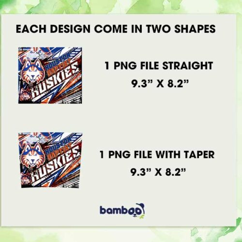 Houston Christian Huskies Tumbler Wrap PNG, Houston Christian University Tumbler Template Sublimation, HBCU Basketball 2023 20oz Skinny Tumbler PNG