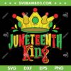 Juneteenth King Crown SVG PNG, Black History Month King SVG, Black Power DXF SVG PNG EPS