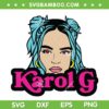 Karol G Big Face SVG PNG, Karol G Heart Eyes SVG, Karol G Hair Blue DXF SVG PNG EPS Karol G Big Face SVG PNG, Karol G Heart Eyes SVG, Karol G Hair Blue DXF SVG PNG EPS