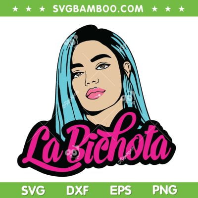 Karol G Portrait La Bichota SVG PNG, Karol G Face SVG, Singer Songwriter Karol G DXF SVG PNG EPS