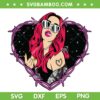 Karol G Red Hair SVG PNG, Karol G Red Heart Tattoo SVG, Bichota Karol G DXF SVG PNG EPS