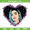 Karol G Heart Tattoo SVG, Karol G Bichota SVG, Karol G Bichota Singer DXF SVG PNG EPS Karol G Heart Tattoo SVG, Karol G Bichota SVG, Karol G Bichota Singer DXF SVG PNG EPS