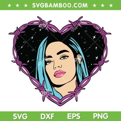 Karol G Heart Tattoo SVG, Karol G Bichota SVG, Karol G Bichota Singer DXF SVG PNG EPS Karol G Heart Tattoo SVG, Karol G Bichota SVG, Karol G Bichota Singer DXF SVG PNG EPS