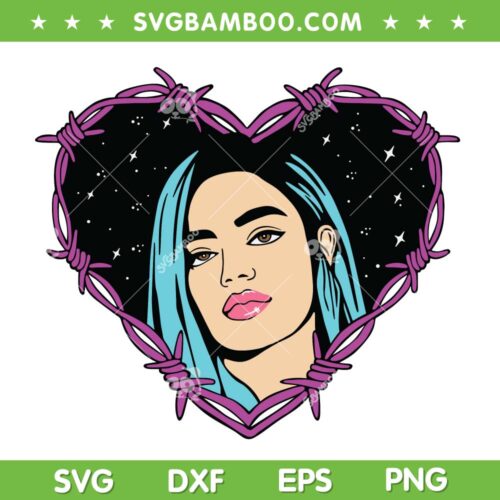Karol G Heart Tattoo SVG, Karol G Bichota SVG, Karol G Bichota Singer DXF SVG PNG EPS