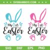 Kid My First Easter SVG PNG, 1st Easter Baby Girl Baby Boy SVG, My 1st Easter Bunny DXF SVG PNG EPS Kid My First Easter SVG PNG, 1st Easter Baby Girl Baby Boy SVG, My 1st Easter Bunny DXF SVG PNG EPS