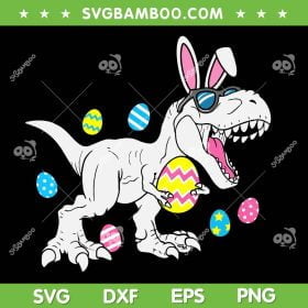 Kids Boys Easter Dinosaur SVG PNG