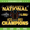 LSU Tigers Champions 2023 SVG PNG, LSU Women's Basketball Trophy SVG, Final Four Womens Champs DXF SVG PNG EPS