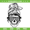 Leopard Messy Bun Sunglasses SVG PNG, Skull Mom Leopard SVG, Messy Bun Skull Head DXF SVG PNG EPS Leopard Messy Bun Sunglasses SVG PNG, Skull Mom Leopard SVG, Messy Bun Skull Head DXF SVG PNG EPS