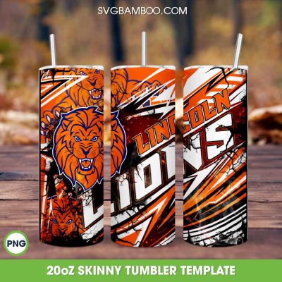 Lincoln University Lions Tumbler Wrap PNG, Lincoln Lions Basketball Tumbler Template Sublimation, HBCU Team 20oz Skinny Tumbler PNG Lincoln University Lions Tumbler Wrap PNG, Lincoln Lions Basketball Tumbler Template Sublimation, HBCU Team 20oz Skinny Tumbler PNG