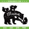 Mama Bear and 3 Cubs SVG PNG, Family Bear Heart SVG, Mothers Day Bear Mama DXF SVG PNG EPS Mama Bear and 3 Cubs SVG PNG, Family Bear Heart SVG, Mothers Day Bear Mama DXF SVG PNG EPS