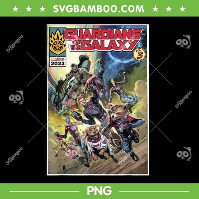 Marvel Guardians Of The Galaxy Vol 3 Comic Poster PNG, Guardians Of The Galaxy PNG, Marvel Studios 2023 PNG