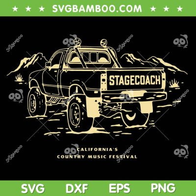 Stagecoach Truck Lineup SVG, Stagecoach SVG PNG, Festival Truck Stagecoach DXF SVG PNG EPS