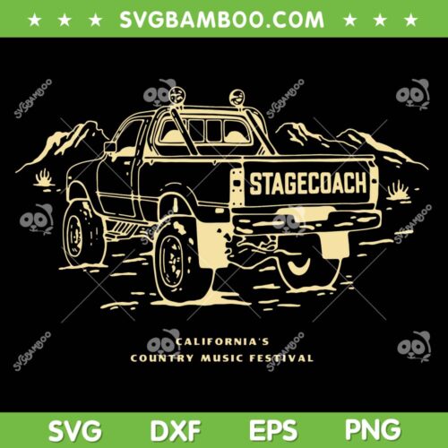 Stagecoach Truck Lineup SVG, Stagecoach SVG PNG, Festival Truck Stagecoach DXF SVG PNG EPS