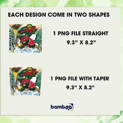 Minnesota Wild 20oz Skinny Tumbler PNG, Minnesota Wild Zipper Tumbler Wrap, NHL Hockey Teams Tumbler Template Sublimation