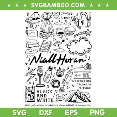 Niall Horan Album SVG PNG, Niall Horan Black And White SVG, The Show Album DXF SVG PNG EPS Niall Horan Album SVG PNG, Niall Horan Black And White SVG, The Show Album DXF SVG PNG EPS