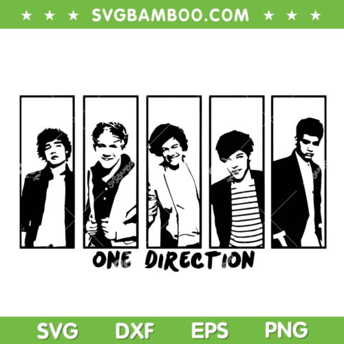One Direction Band SVG PNG, Harry Styles SVG, Liam Payne SVG, One Direction DXF SVG PNG EPS