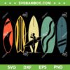 Retro Best Surfboard SVG PNG, Surfing Surfer SVG, Vintage Surfboard DXF SVG PNG EPS