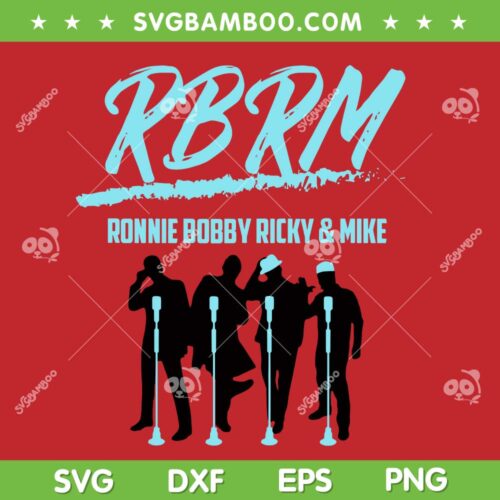 Ronnie Bobby Ricky Mike Ralph Johnny SVG PNG, New Edition Band SVG, RBRM New Edition DXF SVG PNG EPS