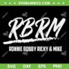 Ronnie Bobby Ricky Mike SVG PNG, Sorry Ralph Cool It SVG, Retro RBRM DXF SVG PNG EPS Ronnie Bobby Ricky Mike SVG PNG, Sorry Ralph Cool It SVG, Retro RBRM DXF SVG PNG EPS