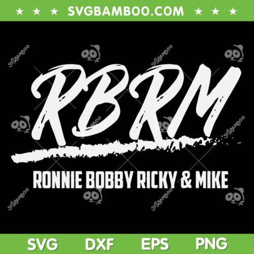 Ronnie Bobby Ricky Mike SVG PNG, Sorry Ralph Cool It SVG, Retro RBRM DXF SVG PNG EPS