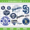 San Diego Padres SVG Bundle, San Diego Padres Logo SVG Bundle, MLB Sport DXF SVG PNG EPS