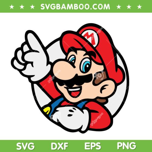 Super Mario Bros SVG PNG, Super Mario Bros Characters SVG, Mario Cartoon DXF SVG PNG EPS