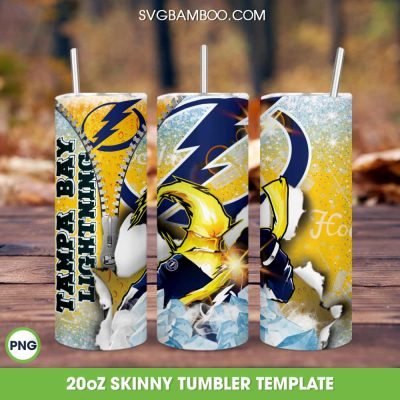 Tampa Bay Lightning Tumbler Wrap, Tampa Bay Lightning Logo Tumbler Template Sublimation, Hockey Sports 20oz Skinny Tumbler PNG Tampa Bay Lightning Tumbler Wrap, Tampa Bay Lightning Logo Tumbler Template Sublimation, Hockey Sports 20oz Skinny Tumbler PNG