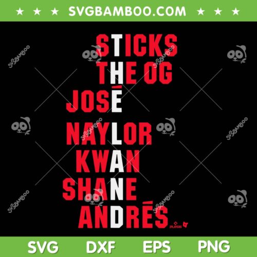 The Land Names Cleveland Baseball SVG PNG, List Players Cleveland SVG, Cleveland Indians DXF SVG PNG EPS