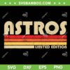 Vintage Astros Limited Edition SVG PNG, Retro Houston Astros SVG, Houstoncity Vintage DXF SVG PNG EPS
