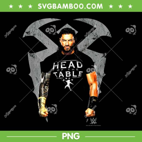 WWE Roman Reigns Photo Real PNG, Roman Portrait PNG, Head Get The Table PNG