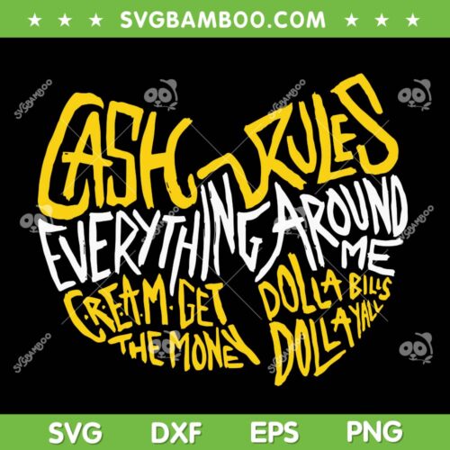 Wu Tang Cream SVG PNG, Music Band Wutang Clan SVG, Quote Overlay DXF SVG PNG EPS