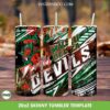 Miss Valley State Tumbler Wrap PNG, MVSU Delta Devils Tumbler Template Sublimation, 2023 HBCU Teams 20oz Skinny Tumbler PNG