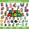 Super Mario All Characters SVG Bundle, Mario Bros Mega SVG Bundle, Paper Mario DXF SVG PNG EPS