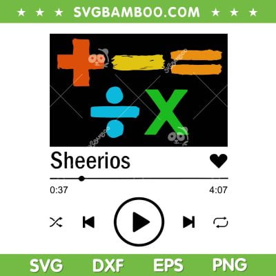 Ed Sheeran Concert 2023 SVG PNG, Sheerios Albums SVG, Country Music Concert DXF SVG PNG EPS