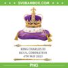 KING CHARLES III CORONATION 2023 PNG, Crown King Charles British SOUVENIR PNG, 6th May 2023 PNG