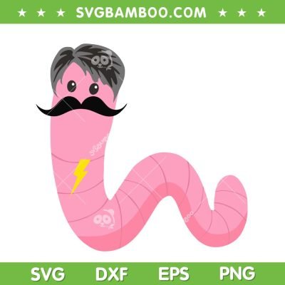 Worm Mustache SVG PNG, James Tom Ariana Reality SVG, Funny Cartoon Mustache DXF SVG PNG EPS Worm Mustache SVG PNG, James Tom Ariana Reality SVG, Funny Cartoon Mustache DXF SVG PNG EPS