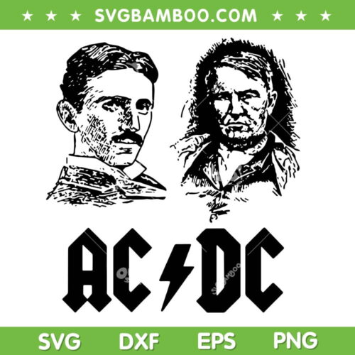 ACDC Band SVG PNG, Malcom And Angus Young SVG, Born To Rock DXF SVG PNG EPS