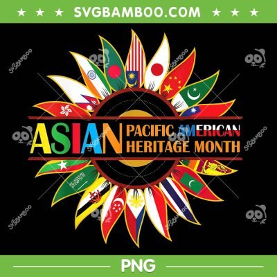 Asian Pacific American Heritage Month Sunflower PNG, Asian American And Pacific PNG, Heritage Month PNG