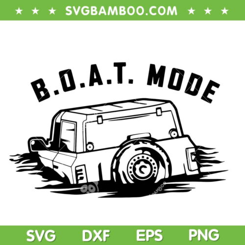 BOAT Mode Bronco SVG PNG, Ford Bronco SVG, Cybertruck Boat Mode DXF SVG PNG EPS