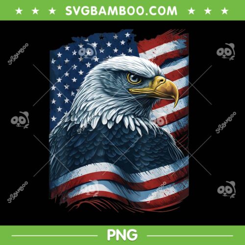 Bald Eagle Proud Patriotic PNG, American US Flag 4th Of July PNG, Patriotic Eagle PNG