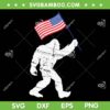 Bigfoot With American Flag SVG PNG, Bigfoot 4th Of July SVG, Sasquatch DXF SVG PNG EPS