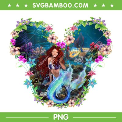 Black Ariel Princess Mouse Ear PNG, The Little Mermaid African 2023 PNG, Disneyland Ear PNG Black Ariel Princess Mouse Ear PNG, The Little Mermaid African 2023 PNG, Disneyland Ear PNG