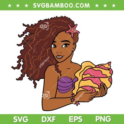 Black The Little Mermaid SVG PNG, Ariel Black SVG, Black Woman DXF SVG PNG EPS Black The Little Mermaid SVG PNG, Ariel Black SVG, Black Woman DXF SVG PNG EPS