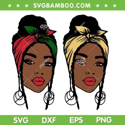 Black Woman With Braids SVG PNG, Black Woman Afro Braids SVG, African American DXF SVG PNG EPS Black Woman With Braids SVG PNG, Black Woman Afro Braids SVG, African American DXF SVG PNG EPS