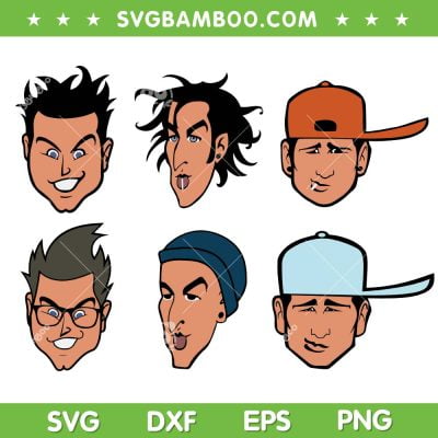 Blink 182 Band SVG PNG, Tom Delonge Mark Hoppus And Scott Raynor SVG, Blink 182 Tour DXF SVG PNG EPS Blink 182 Band SVG PNG, Tom Delonge Mark Hoppus And Scott Raynor SVG, Blink 182 Tour DXF SVG PNG EPS