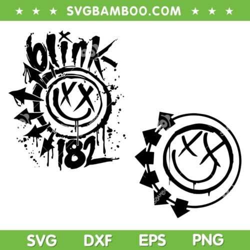 Blink 182 Logo SVG PNG, Brands Of The World SVG, Blink 182 Band DXF SVG PNG EPS