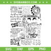 Blink 182 World Tour 2023 SVG PNG, Blink 182 Band SVG, Music Tour 2023 DXF SVG PNG EPS